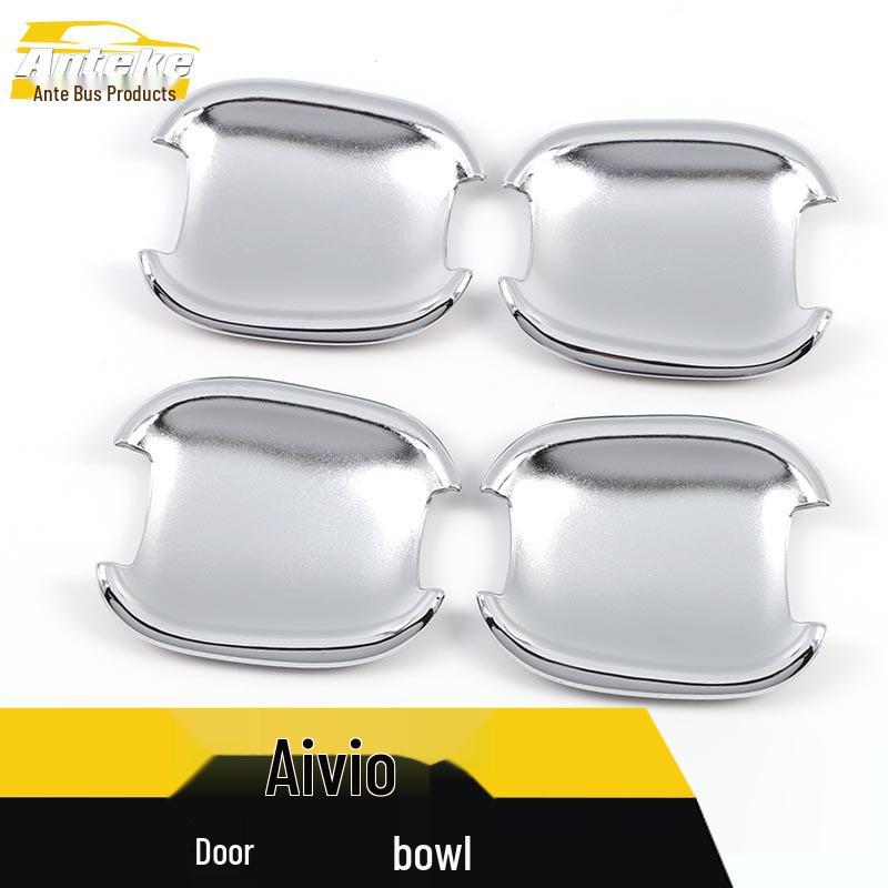Aveo Electroplated Anti-Scratch Door Bowl Decorative Sticker