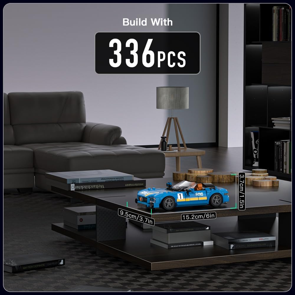 MOULD KING Speed Champion AMG GTC Supercar 27045 Stavebnice Hračka Sběratelský model Autoblok Dětský dárek 8+(336 kusů)