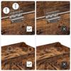 VASAGLE Storage Chest, Storage Bench, Blanket Box with 2 Safety Hinges, Shoe Storage Bench, Barn Style, 40 x 100 x 46 cm, for Hallway, Bedroom