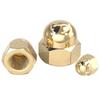 M3 M4 M5 M6 M8 M10 M12 M14 M16 M18 M20 Brass Cap Hex Nuts  Brass Cap Nuts Copper Decorative Dome Head Cover Semicircle Nut