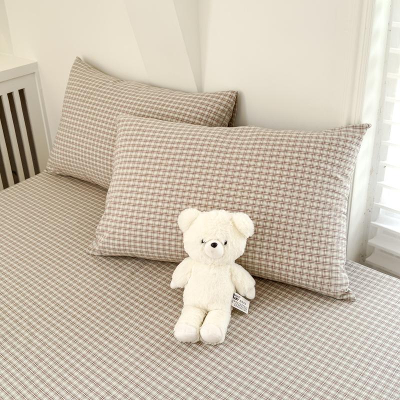 2pcs Pillowcase 100% Cotton Pillow Cover Stripe Style Pillowsham 48x74cm Pillow Case Home Bed Soft Pillowslip Fundas De Almohada