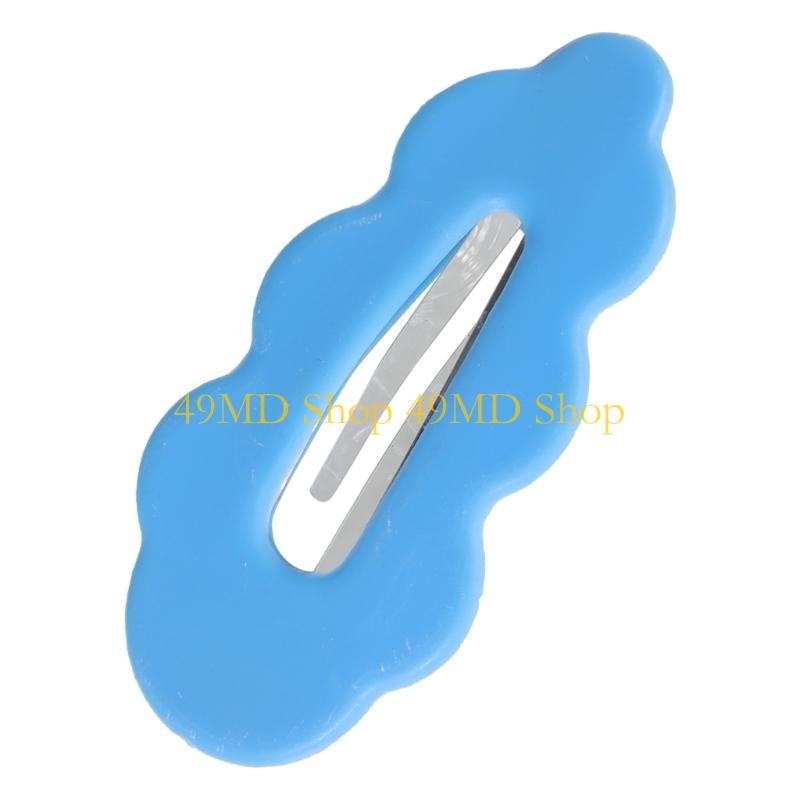 49MD Flat Clip Hairpin Barrettes Casual Cloud Headwear Bunches Clip Simple Hair Clip Photo Props