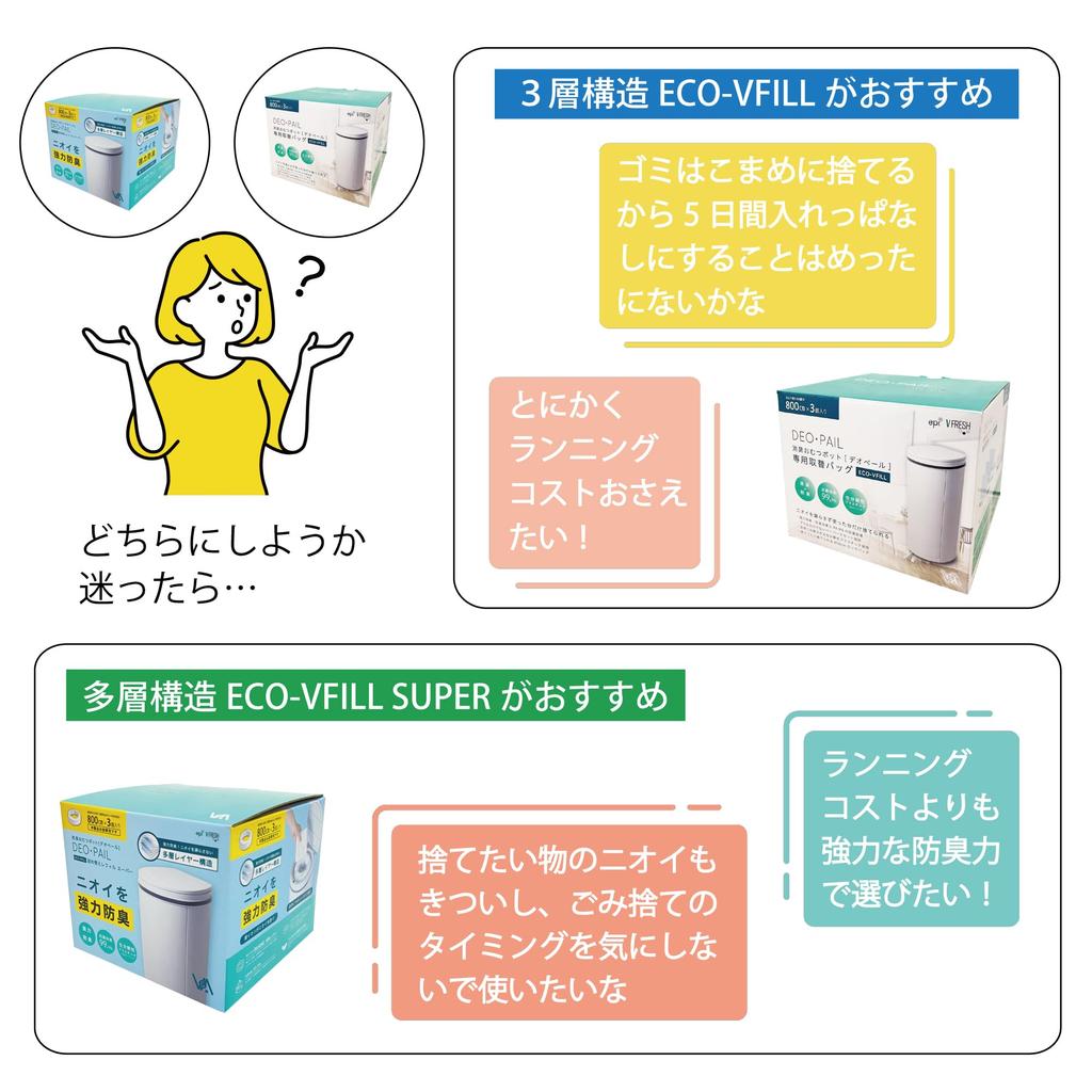 Müllbeutel zur Windelentsorgung Spezialkassette Superstruktur Stark Desodorierend 3er-Pack DEO/EIMER Mehrschichtig Geruchsdicht Antibakteriell