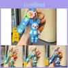 Adorable Yarn Bunny Keychain Cute Silicone Accessory Perfect For Bags And Cars