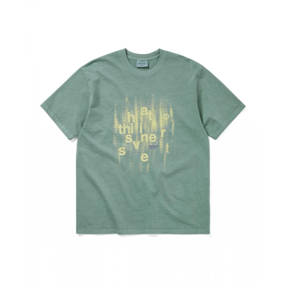 Thisisneverthat Brushed Paint Tee Emerald S