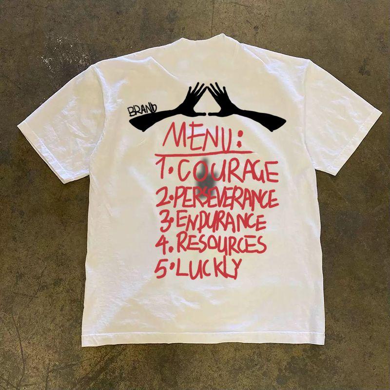 

Make Money for Charity 260G Heavy Pure Cotton! American Oversize COUPLE S Women Loose Short sleeve T-shirt Men White S [260g Heavy weight pure cotton]]