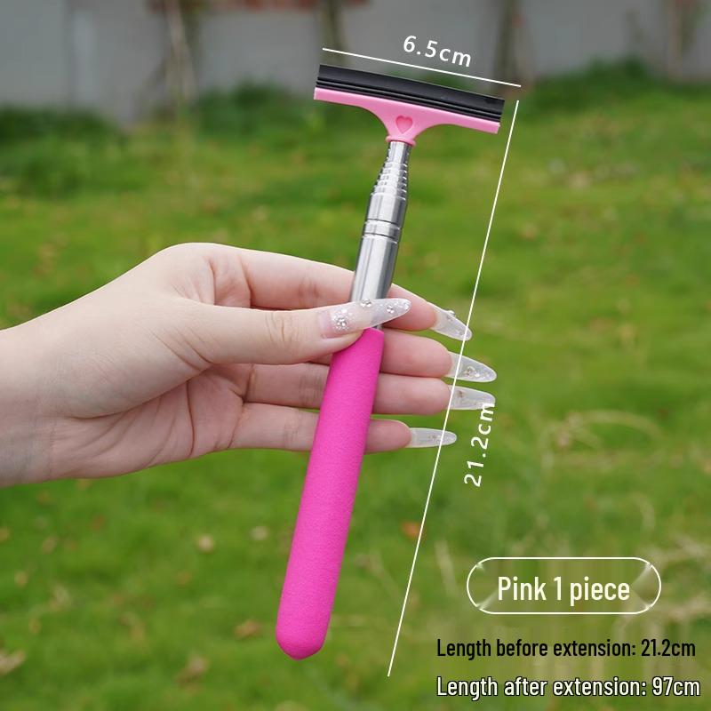 

Retractable Car Rearview Mirror Wiper and Window Scraper