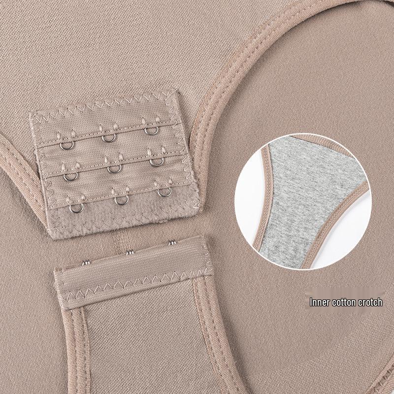 Plus Size Women's Body Shaper: Tummy Control, Waist Cincher, Hip Lift, European & American Style, One-Piece