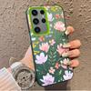 Tulip Floral Frosted Case for Samsung Galaxy S25 S24 S23 S22 Ultra S21 Plus S20 FE A73 A72 A71 A56 A55 A54 A53 Acrylic Cover