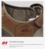 Outdoor Men's Leather Breathable Sandals - Summer Beach & Upstream Plus Size Casual Sandals