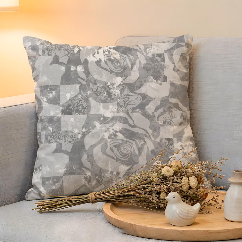 

Cushion Cover Linen SkinFriendly Soft Decorative Case For Sofa Home Decor Anime Retro Prints Pillow cover 30x30cm