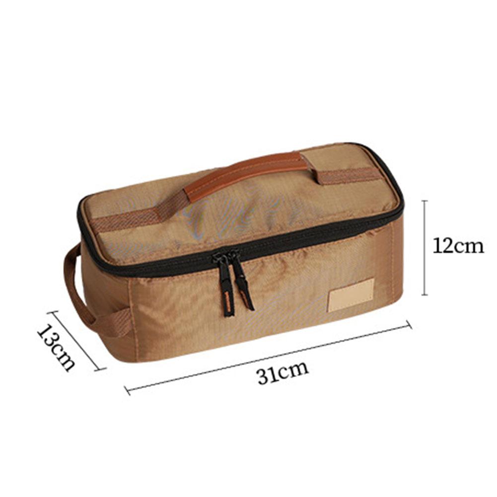 Camping Bag Cutlery Tableware Handbag Portable Pouch Large Capacity For Outdoor Picnic Carrying Case Travel Supplies
