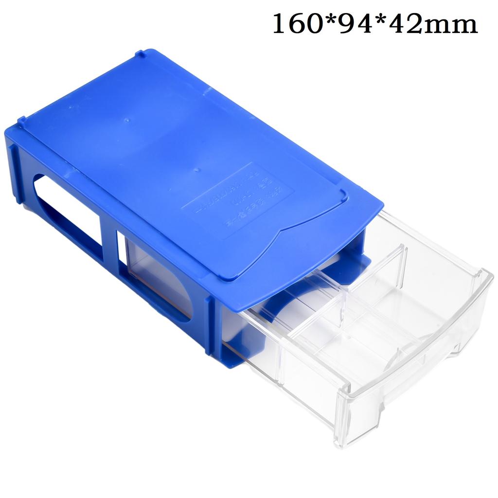 1PC Stackable Plastic Hardware Parts Storage Boxes Component Screws Craft Cabinet Plastic Tool Box Storage Bins With Drawers
