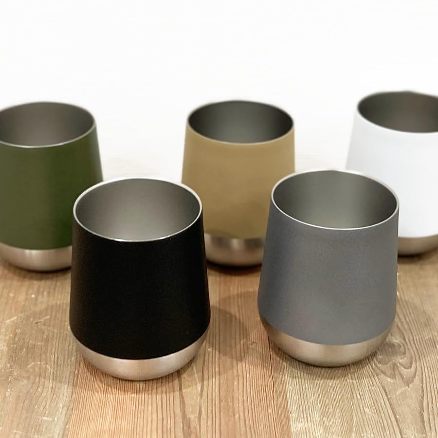 Zalatto Thermo Round Tumbler, 310ml Eco-Friendly Thermos Cup, Mug, Tumbler, Insulates Hot and Cold Drinks, Made of Stainless Steel, Unbreakable,