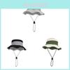 Summer Foldable Sun Hat With Wide Brim For Outdoor Men And Women