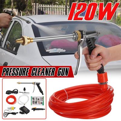 12V elektryczna myjnia samochodowa pistolet myjka wysokociśnieniowa dysza do czyszczenia samochodu pielęgnacja Protable myjnia samochodowa pompa natryskowa