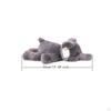 Cute Elephant Plush Toy Hugging Living Room Decoration Animal Doll