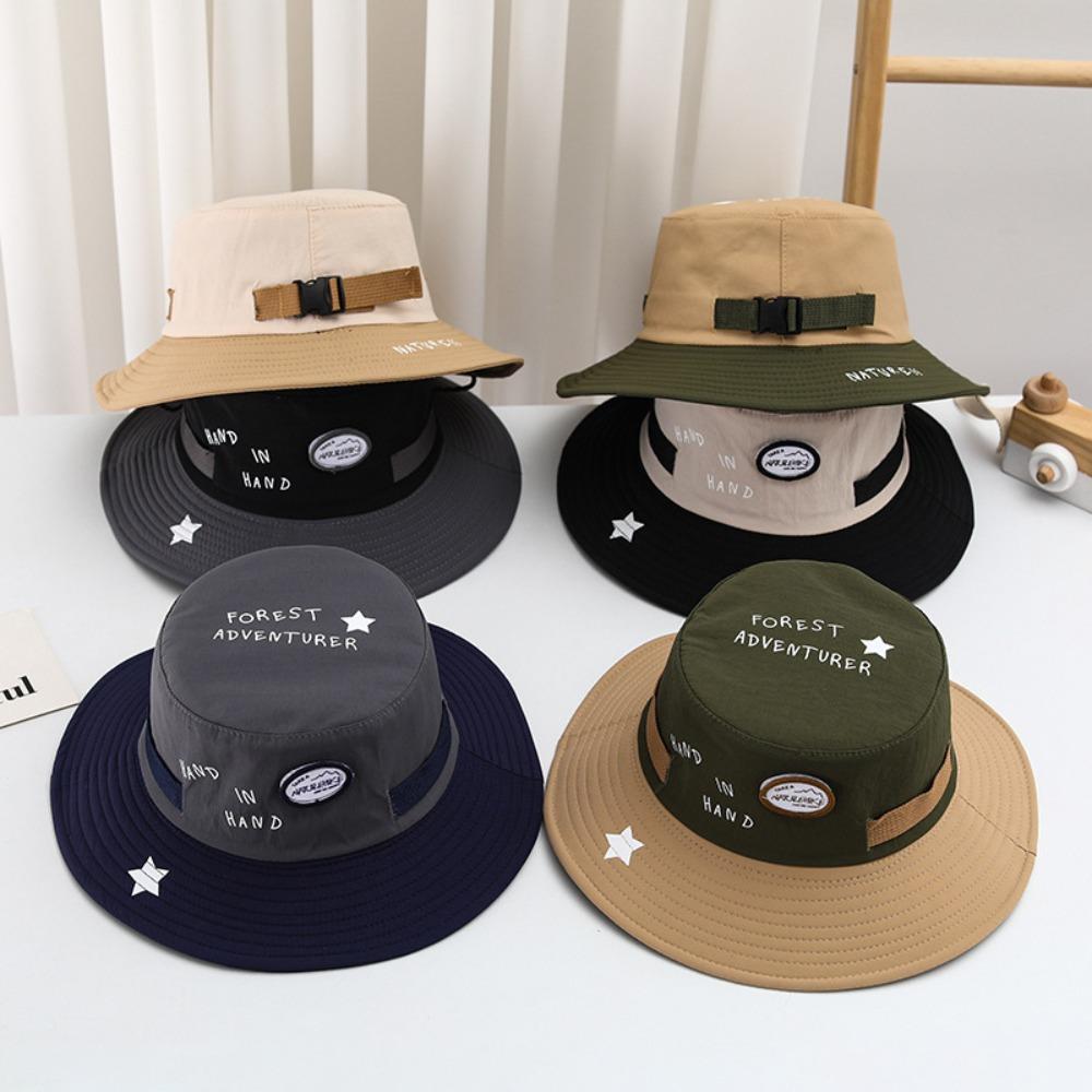 Summer Quick-drying Sun-protection Bucket Hats with Adjustable Large Brims