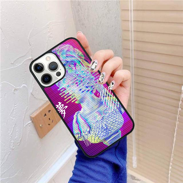 Vaporwave Aesthetic Art Printed Phone Case For apple 16 11 12 13 14 Pro Max Plus for coque