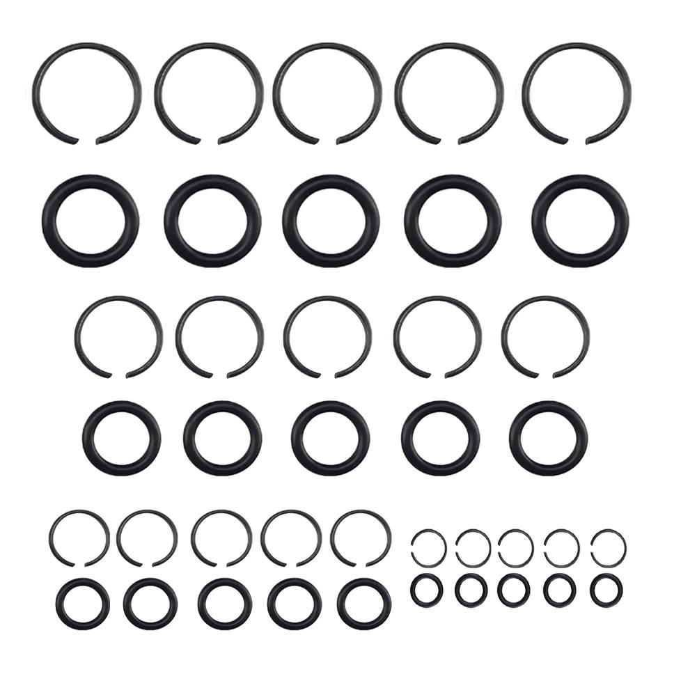 5 Sets Of Pneumatic Impact Wrench Socket Retainer Rings With O-Ring 1/2 3/8 1in  Pneumatic Tools Accessories
