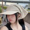 Casual Outdoor Baseball Cap with Detachable Neck Flap Bandana Women Sun Protection Breathable Quick Dry Hat