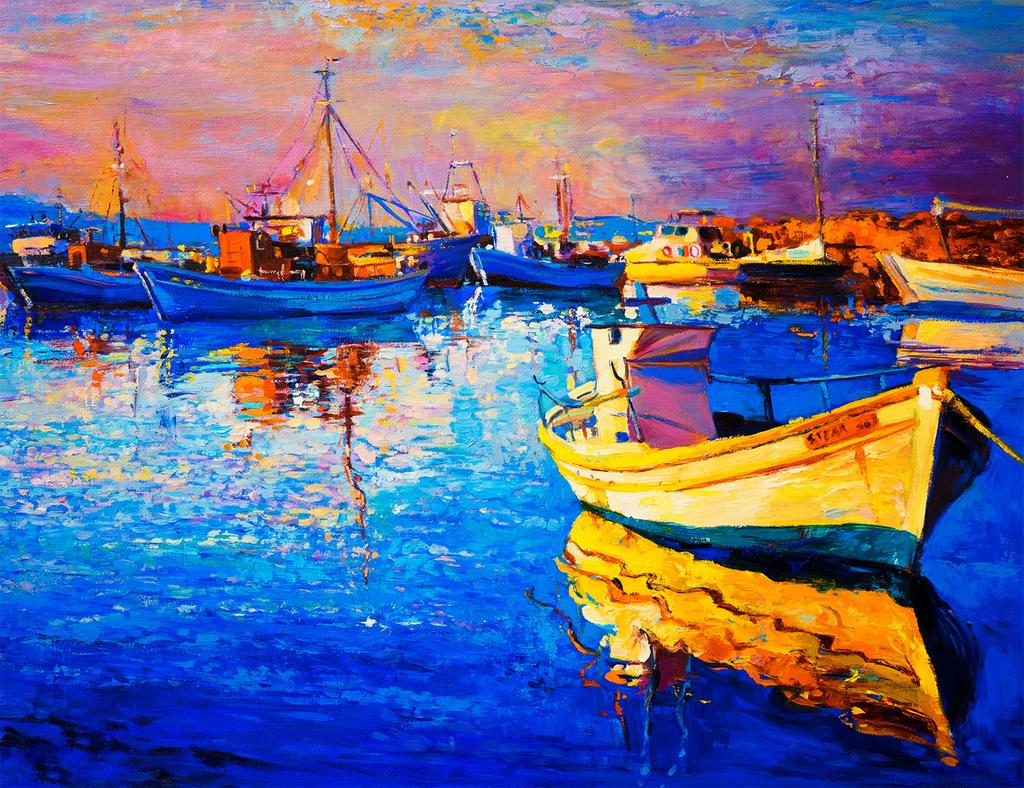 Szklana Płyta Deska Do Krojenia 52X40 Łódka