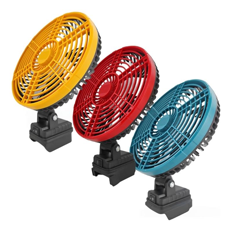 8 Inch USB-uitgang Batterij Koelventilator 18V Bureauventilator voor Binnenkoeling en Werkplaats Tafel Dagelijks Comfort Routine Gebruik