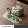 Woding Ru Kiln Ceramic Travel Kung Fu Tea Set