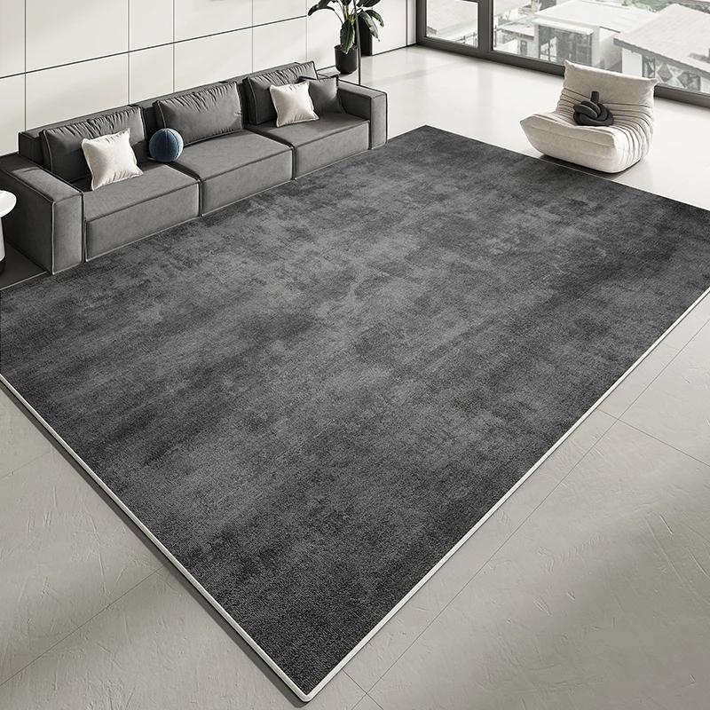 VIKAMA Modern Minimalist Living Room Carpet, Sofa Coffee Table Easy-to-Care Floor Mat, Bedroom Cloakroom Carpet, Home Decoration