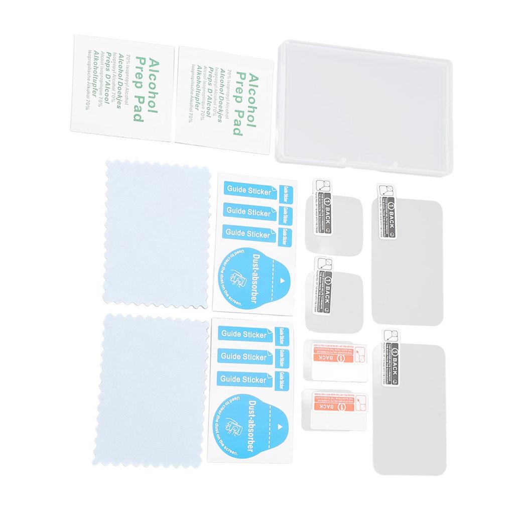 2 Pack Action Camera Screen Lens Protector Tempered Glass Scratch Resistant Ultra Thin Screen Protector with Lens Guard