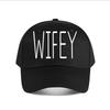 Vintage WIFEY Baseball Cap Baseball Cap Fashion Unisex Sunhat Womens Outdoor Sports Snapback Cap