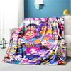KPop Demon Hunters Pattern Blanket for Home Decoration, Bed, Sofa, Car Travel, Camping, Suitable for All Seasons, Birthday Christmas Gift