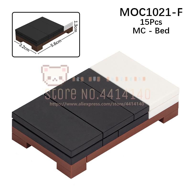 

Мебель для дома MOC Строительные блоки Городская сцена Сделай сам Кухня Кровать Диван Туалет Ванна Модель Украшение Сборка Кирпичики Игрушки Для Детей