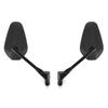 UNIVERSAL Pair M10 Rearview Mirrors for Motorcycle Custom Cruiser Cafe Racer