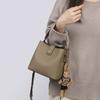 Bag Women's Bag New Bucket Bag Leather Women's Bag High-end Shoulder Messenger Bag Handbag