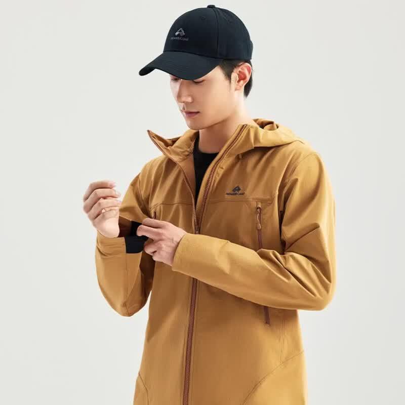 Tuoluzhe Men's Hooded Outdoor Softshell Jacket