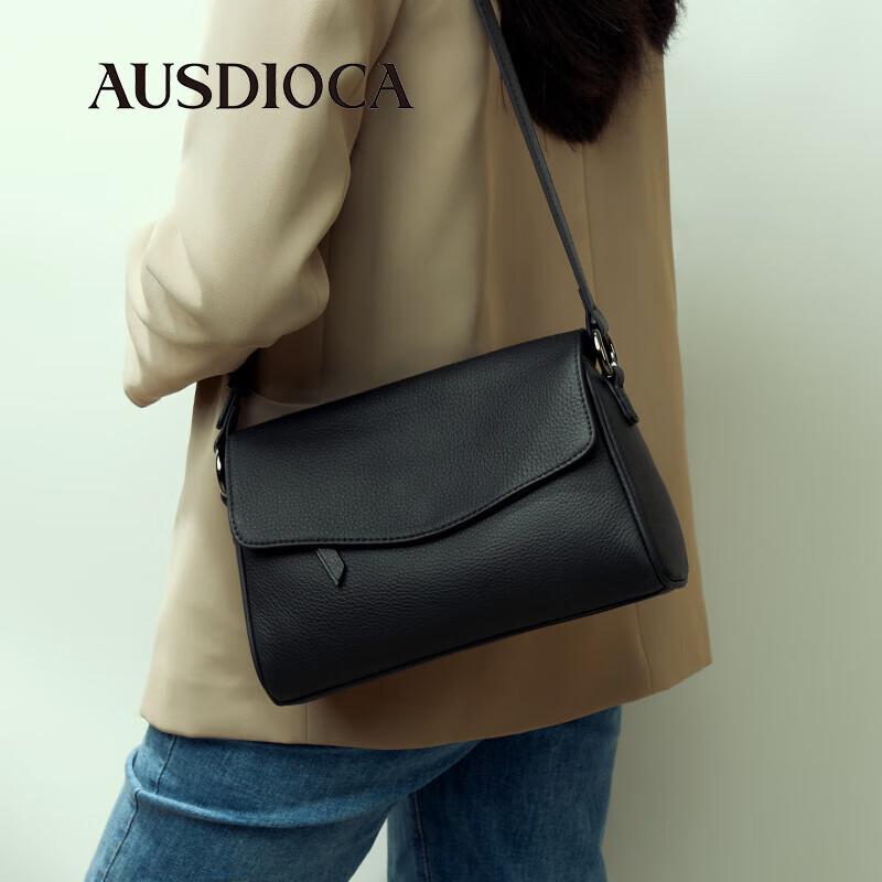 Audijia 2025 Women's Genuine Leather Shoulder & Crossbody Bag