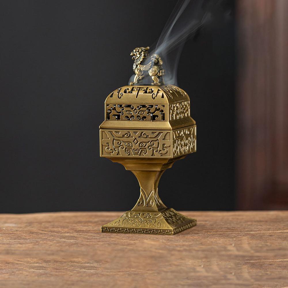 Pi Xiu Small Incense Censer Square Aroma Burner Durable Incense Stick Burner  Office Decoration