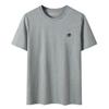 SS25 Soft Comfortable Breathable Outdoor Casual Crew Neck Short Sleeve T-Shirt Men T-Shirts Gray A6DKU-052