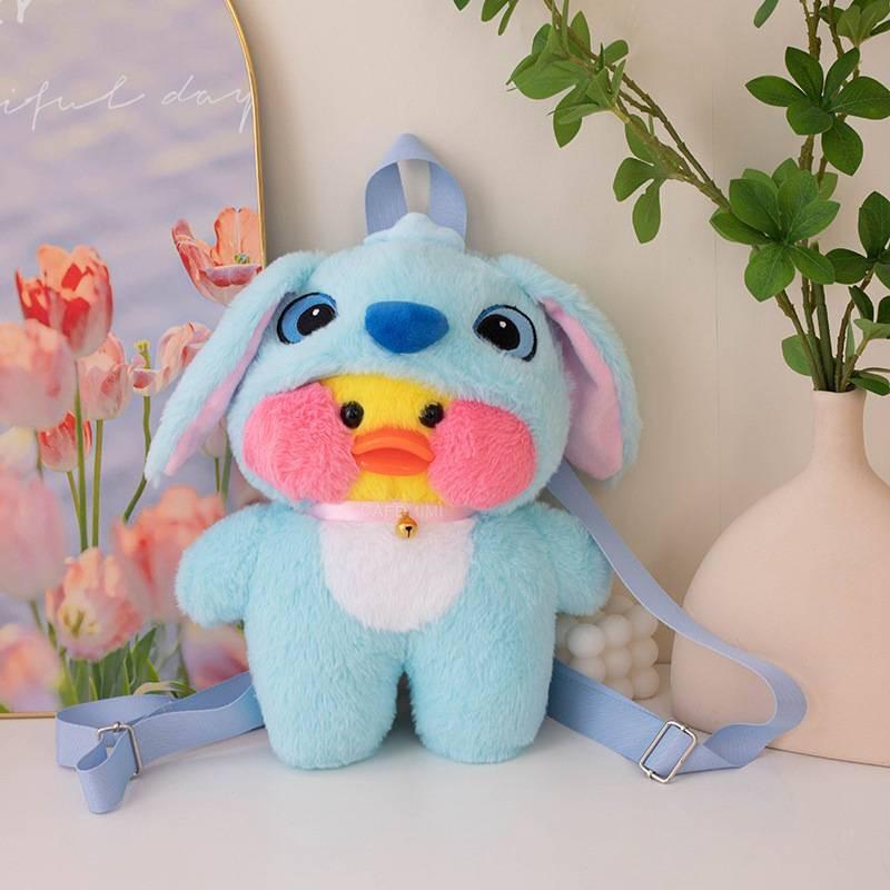 Adorable Hyaluronic Acid Duck Plush Toy Soft Backpack Perfect For Birthdays And Gifts