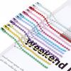 100pcs/Lot 10cm Iron Colorful Ball Bead Chain Fits KeyRing Key Chain Dolls Label Hand Tag Connector DIY Jewelry Making