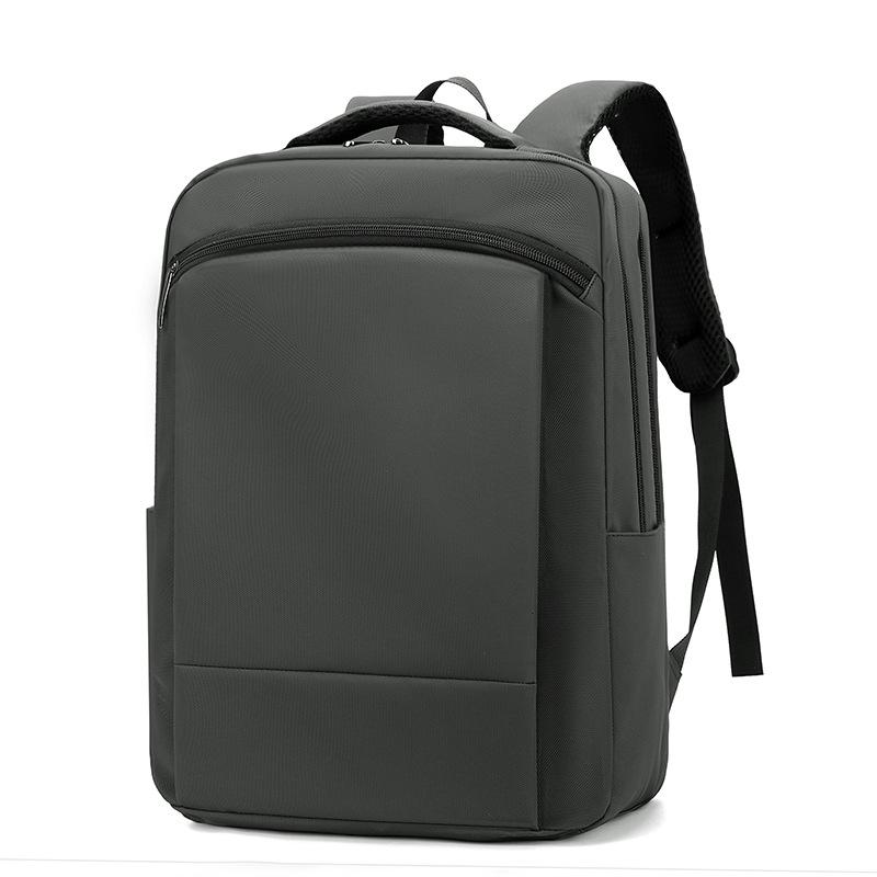 Schoolbag New Backpack Men's Casual Business Commuter Computer Backpack Simple Large Capacity Multifunctional Travel Bag