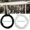 Water Misting Cooling System Kit summer Sprinkler brass Nozzle Outdoor Garden Greenhouse park Plants Spray Hose Watering