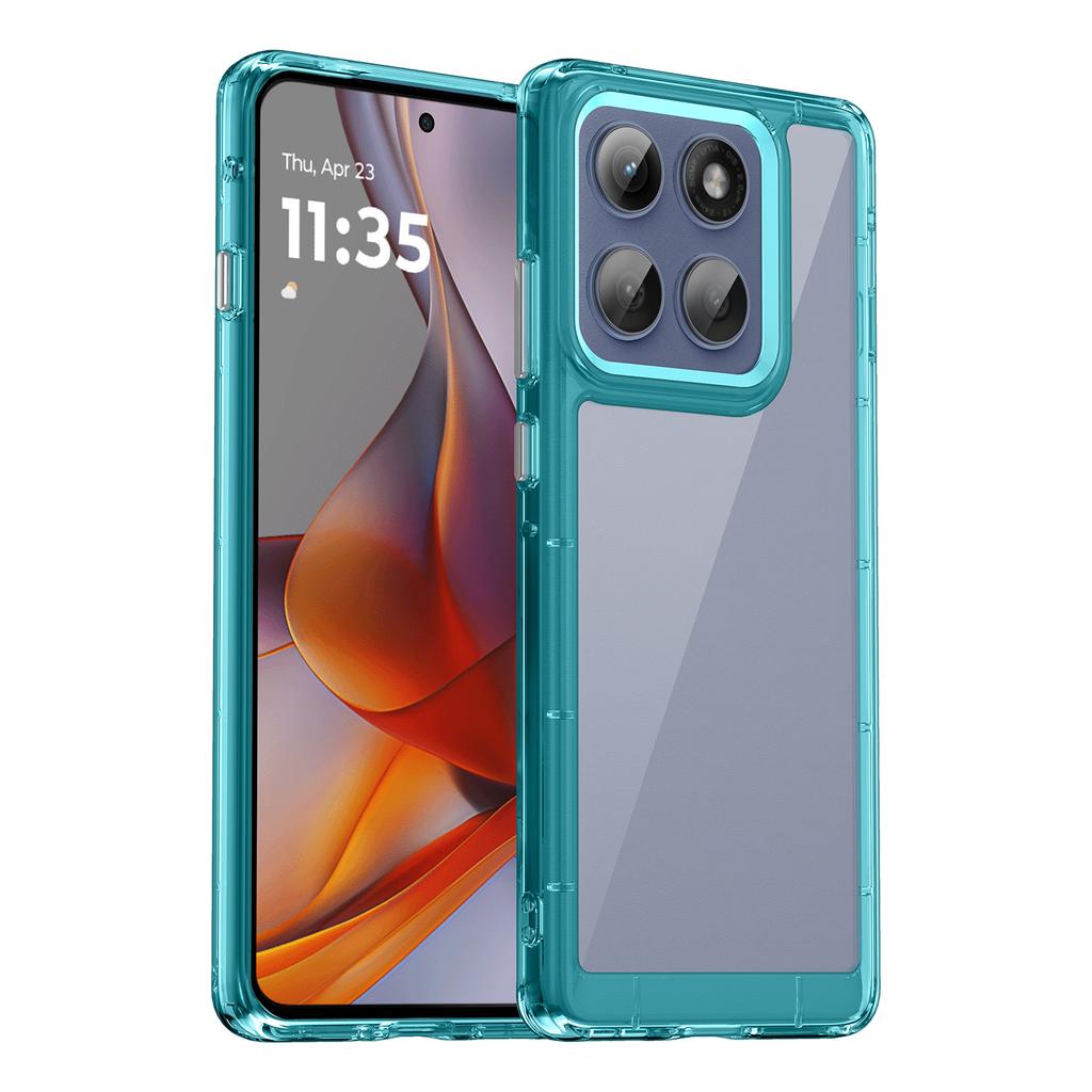 For Motorola Edge 60 Pro 5G Case TPU + Acrylic Protective Clear Phone Cover