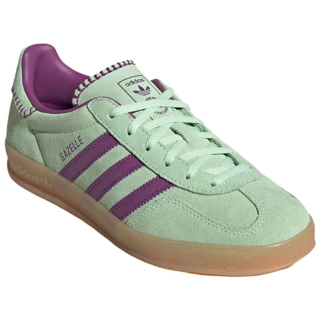 Adidas Originals Gazelle Indoor T Pantofi Sport Clasici pentru Antrenament Pantofi sport pentru Femei Verde Violet JS1405