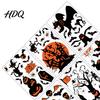 Non-adhesive Halloween Decals 9 Sheets Window Clings Happy Pumpkins Witch Ghost Bats Castle Spooky Decorations Stickers PVC Waterproof for