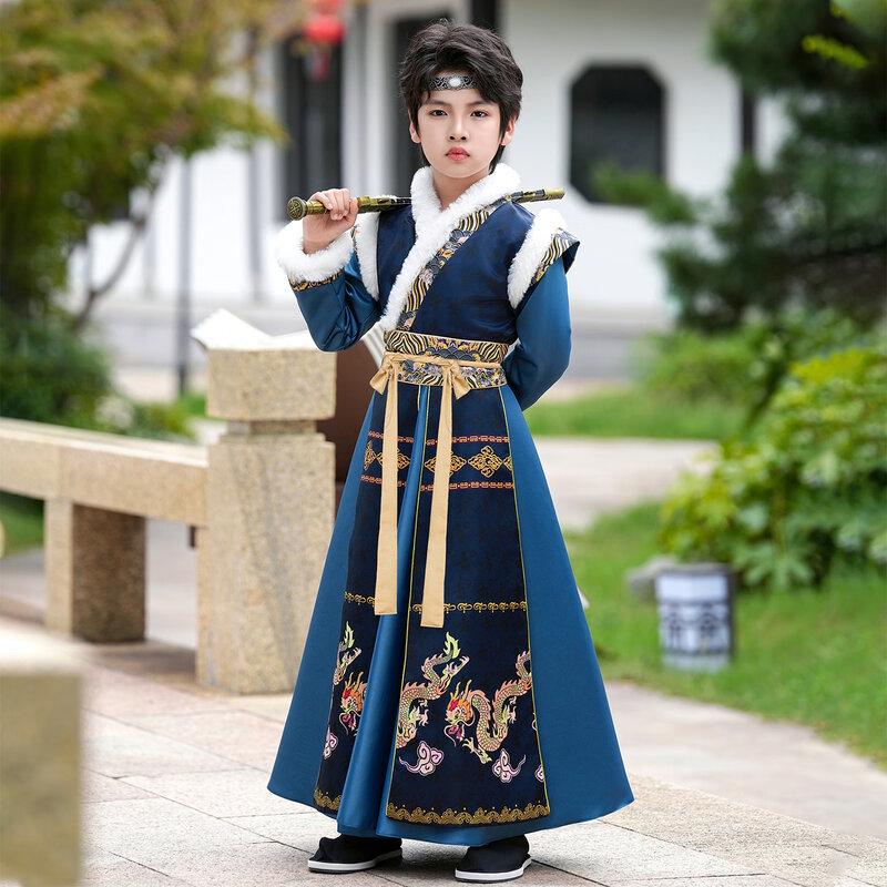 Anneyol Boys' Winter Hanfu & Tang Suit