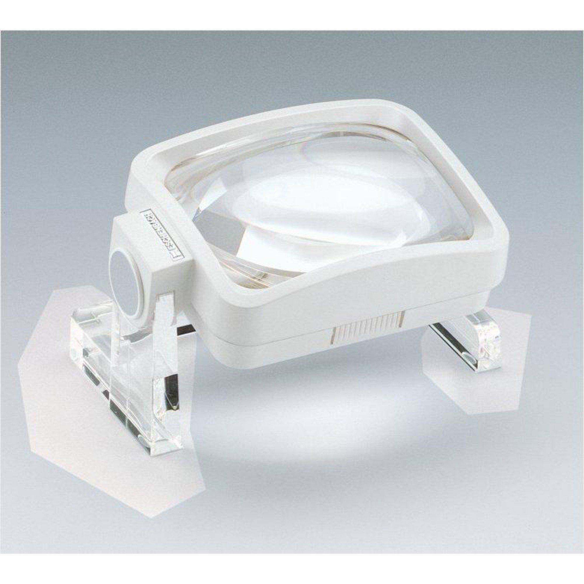 

Eschenbach Magnifying Glass, 3.9 x 3.9 inches (75 x 100 mm), 2.8X / 3.8X, Natural Light