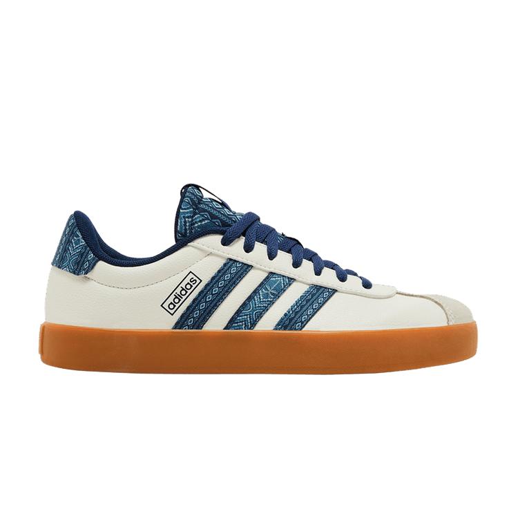 

adidas Vl Court 3.0 Off White Night Indigo Gum (Women s) 36.5