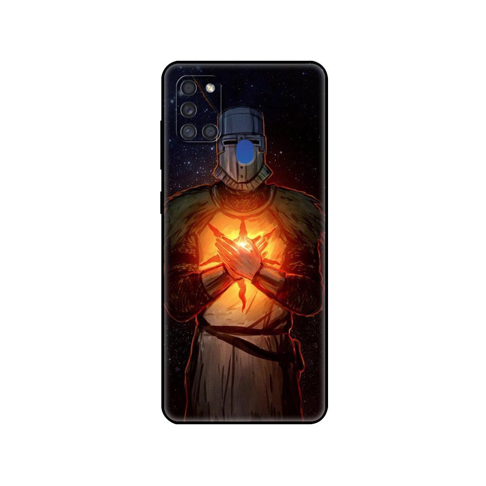 Black Tpu Case For Samsung Galaxy A50 50S A30S A10 A01 A11 A21S A31 A41 A51 A71 M21 M30S S10 LITE Praise the Sun Dark Souls